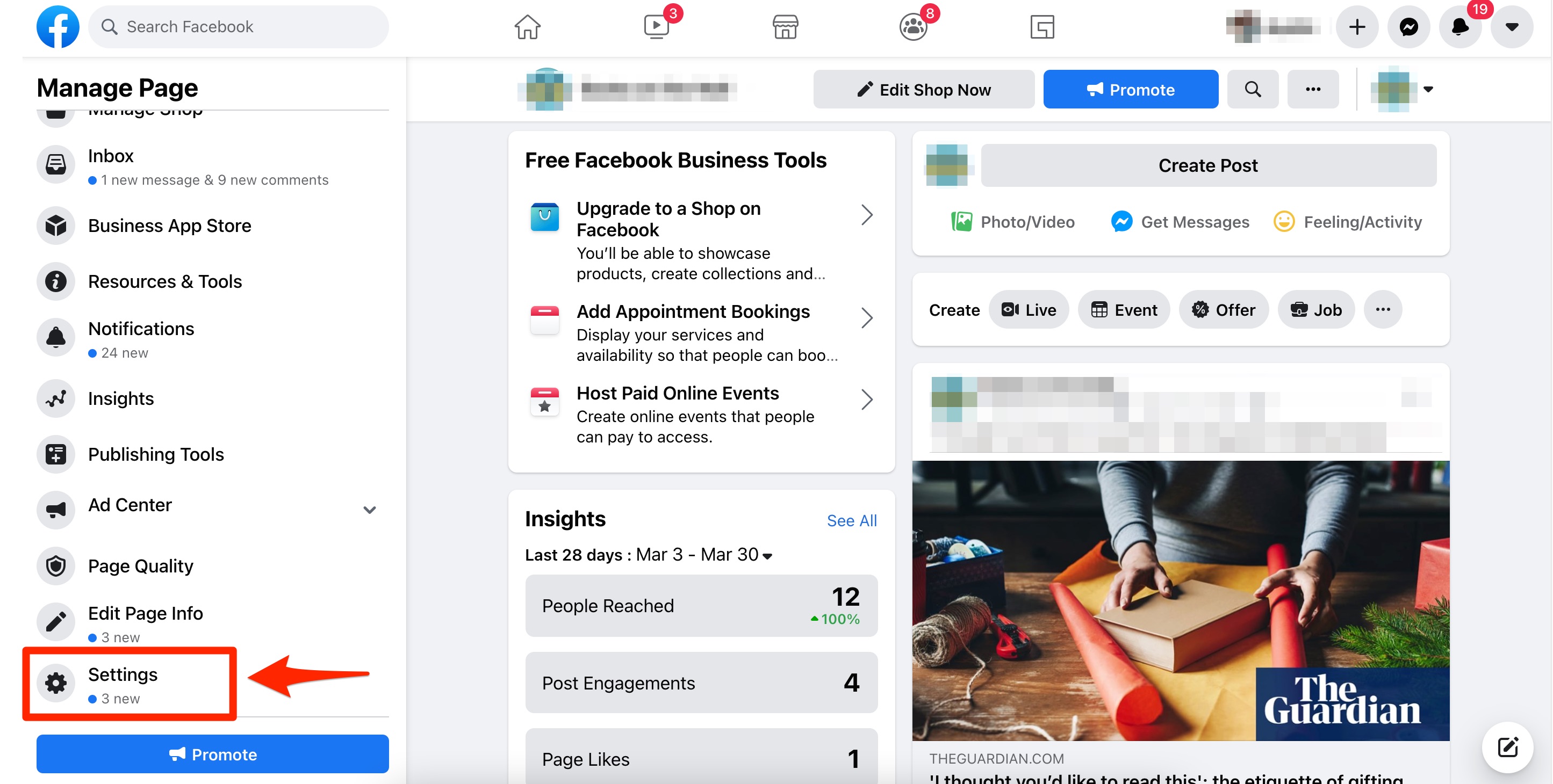 How to connect your Facebook Business Page to your Instagram Business Page  - BusinessBits